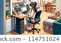 A day working from home 114751024