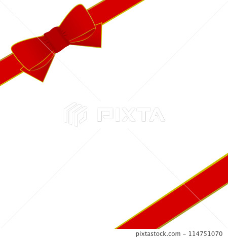 Red ribbon (square) Red ribbon (square) 114751070