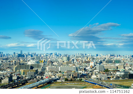 從川崎車站看東京的景色 2024 從川崎車站看東京的景色 2024 114751162