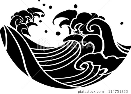 波圈框裝飾 波圈框裝飾 114751833