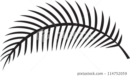The fern leaf vector image for spa or herb decor concept 114752059