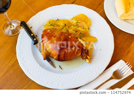 Delicious Spanish dish is Toston asado Delicious Spanish dish is Toston asado 114752974