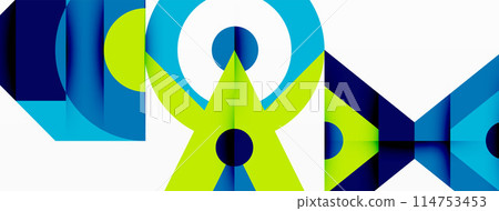 A blue and green geometric pattern on a white background with diverse keywords A blue and green geometric pattern on a white background with diverse keywords 114753453