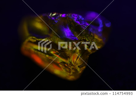 Raw Diamond in color lights 114754993