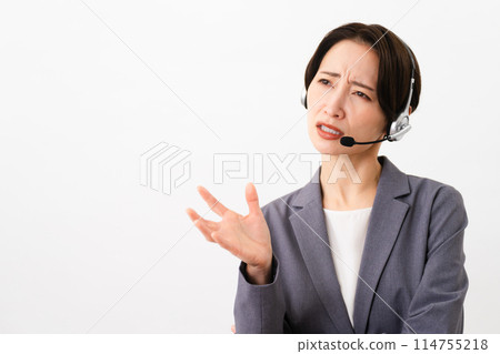 Young female operator business image Young female operator business image 114755218