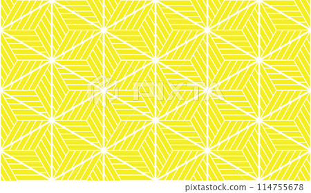 Abstract geometric pattern. A seamless vector background. White and yellow ornament. Graphic modern pattern. Simple lattice graphic design 114755678