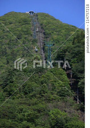 Beppu Ropeway connects Beppu Kogen Station and Tsurumi Sanjo Station Beppu Ropeway connects Beppu Kogen Station and Tsurumi Sanjo Station 114757218