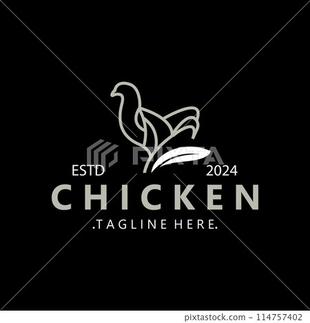 Chicken Farm logo design, animal icon for groceries, butcher shop, farmer market lifestock template Chicken Farm logo design, animal icon for groceries, butcher shop, farmer market lifestock template 114757402
