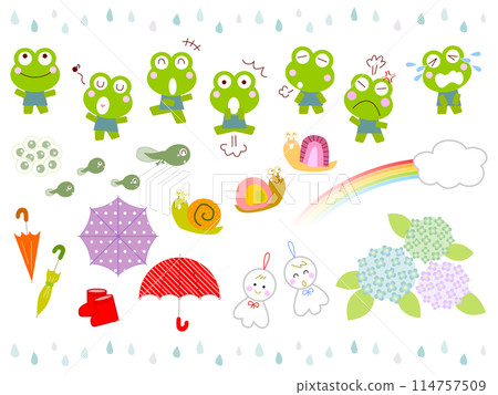 雨季影像插圖集 雨季影像插圖集 114757509