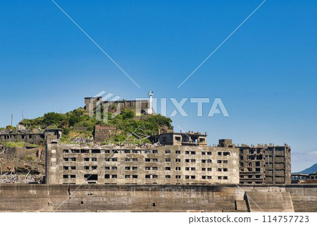 Gunkanjima: View from the sea 114757723