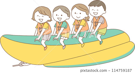 孩子們在船上 114759187