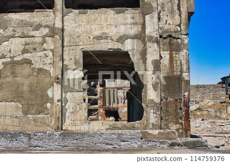 長崎軍艦島風景 114759376