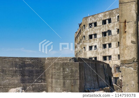 Nagasaki Gunkanjima landscape 114759378