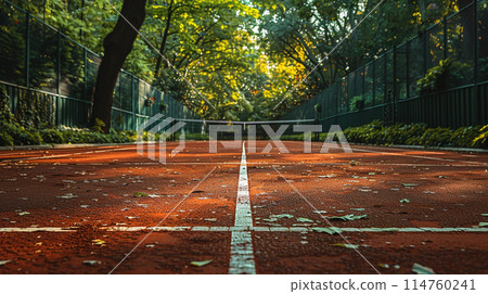 Tennis court. Sport concept. Tennis court background. 114760241
