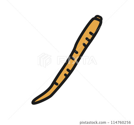 一個簡單的牛d的插圖 114760256