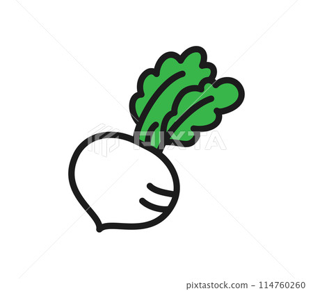 Illustration of a simple turnip Illustration of a simple turnip 114760260