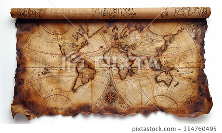 Map on white background. Travel concept. Map on white background. Travel concept. 114760495