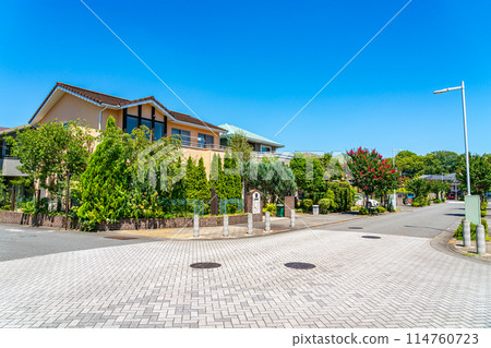 A quiet residential area in Tama New Town, surrounded by nature A quiet residential area in Tama New Town, surrounded by nature 114760723