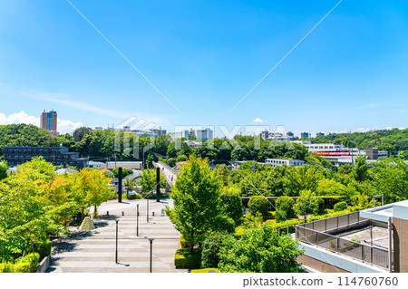 [Tokyo] The streets of Minami-Osawa, blessed with beautiful nature 114760760