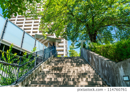 A residential area in Tama New Town blessed with beautiful nature A residential area in Tama New Town blessed with beautiful nature 114760761