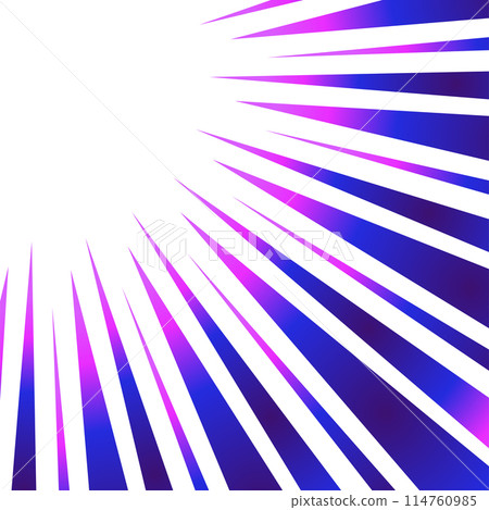 Illustration material of purple gradient concentrated lines 114760985