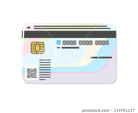 My number card (back side) My number card (back side) 114761237