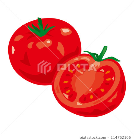 Tomato cross section set 114762106