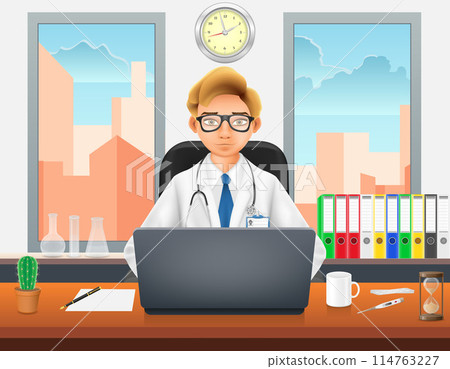 office work space for staff of a company or organization vector illustration office work space for staff of a company or organization vector illustration 114763227