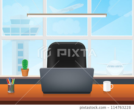office work space for staff of a company or organization vector illustration office work space for staff of a company or organization vector illustration 114763228