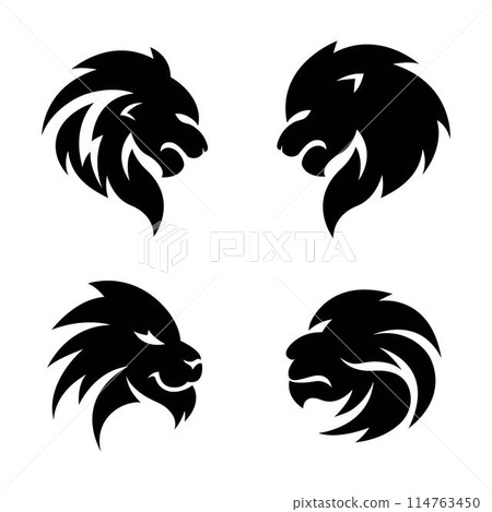 Lion logo images illustration 114763450