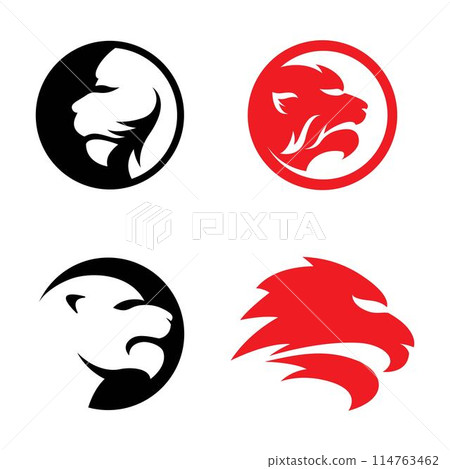 Lion logo images illustration Lion logo images illustration 114763462