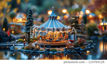 Family enjoying leisure time (miniature) 114764126
