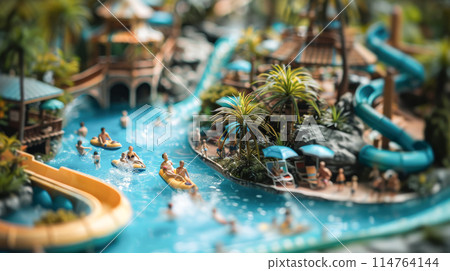 Family enjoying leisure time (miniature) 114764144