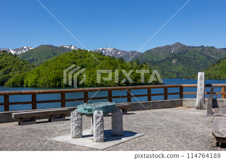 Yagisawa Dam, Lake Okutone Observation Deck 114764189