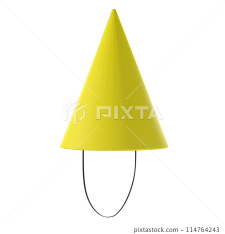 Party Hat isolated on white background 114764243