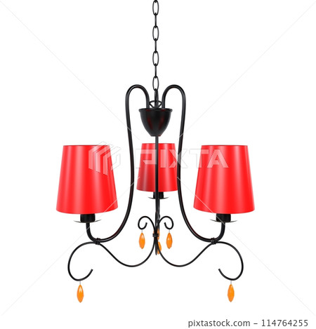 Chandelier isolated on white background Chandelier isolated on white background 114764255