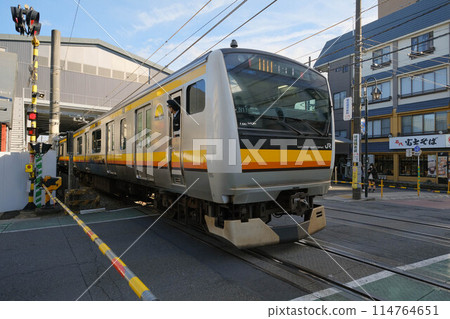 南部線列車和稻田堤站 114764651