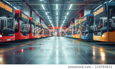 Bus garage 114764931