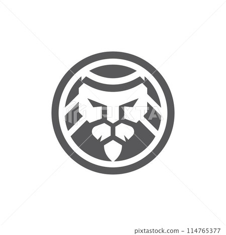 Lion head logo images illustration 114765377