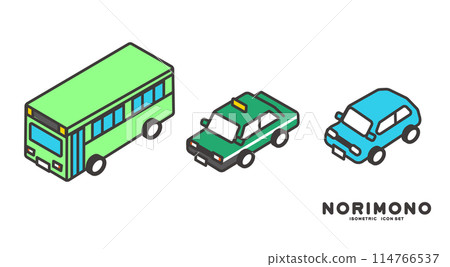 Vehicle isometric icon material / illustration / vector / car Vehicle isometric icon material / illustration / vector / car 114766537