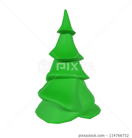 Tree isolated on white background 114766732