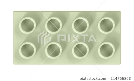 Seafoam Green Lego Block Isolated on a White Background. Close Up View of a Plastic Children Game Brick for Constructors, Top View. High Quality 3D Rendering with a Work Path. 8K Ultra HD, 7680x4320 Seafoam Green Lego Block Isolated on a White Background. Close Up View of a Plastic Children Game Brick for Constructors, Top View. High Quality 3D Rendering with a Work Path. 8K Ultra HD, 7680x4320 114766868