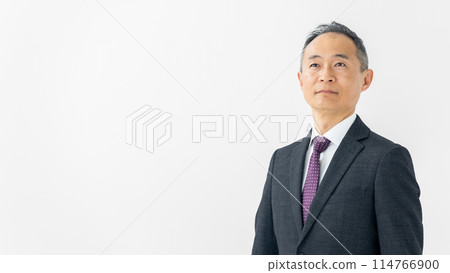 Middle-aged man business portrait 114766900