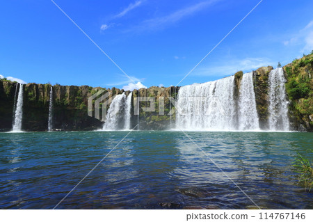 Harajiri Falls in summer (summer image, Bungo-Ono City) 114767146