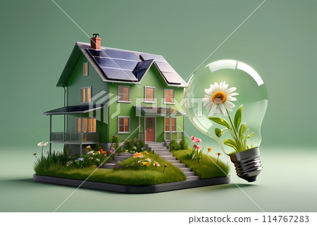 house and alternative sources of electricity 114767283