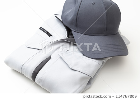 Work clothes on a white background 114767809