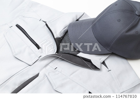 Work clothes on a white background Work clothes on a white background 114767810