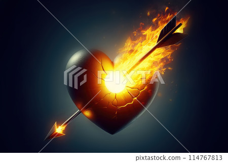 heart in fire heart in fire 114767813