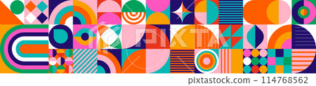 Geometrical pattern design for Hispanic Heritage month, Cinco de Mayo, Mexican fiesta or any other Geometrical pattern design for Hispanic Heritage month, Cinco de Mayo, Mexican fiesta or any other 114768562