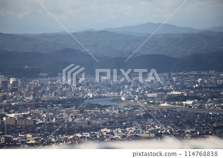 Okayama City from Mt. Kinko 114768838